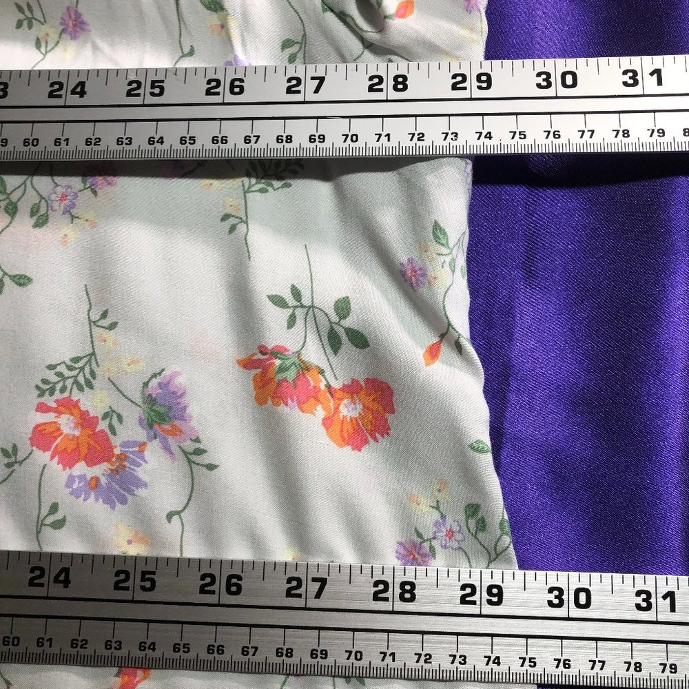 📌 Floral Spring / Summer Plus Size Pull On 3/4 Sleeves Blouse - Picture 11 of 13
